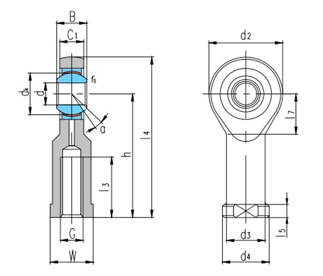 SIJK 10 C/B1 (M10x1.25)